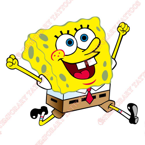 SpongeBob SquarePants Customize Temporary Tattoos Stickers NO.849